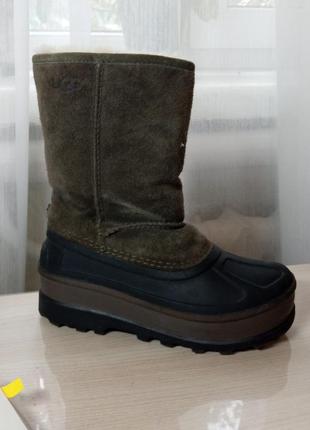 Детские теплые угги ugg waterproof snow ботинки зимние осенние