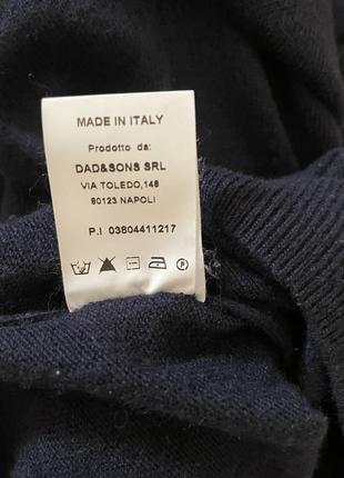 Свитер luigi fusaro р.м шерсть/кашемир италия