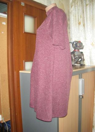 Стильное платье а-силуэт, размер 46 - 12 - м6 фото