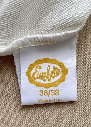 Белое в цветочный принт винтажное боди eurobella c&amp;a6 фото