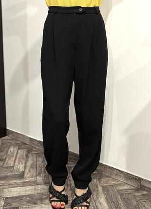 Valentino boutique винтажные классические брюки шерстяные с высокой посадкой2 фото