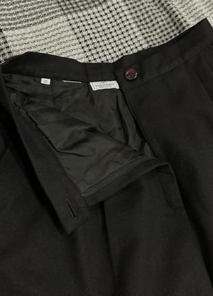 Valentino boutique винтажные классические брюки шерстяные с высокой посадкой10 фото