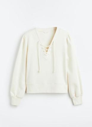 Світшот h&m з декоративною шнурівкою — можливий обмін!