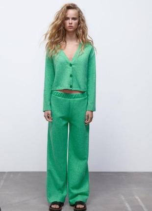 Теплий трикотажний костюм zara