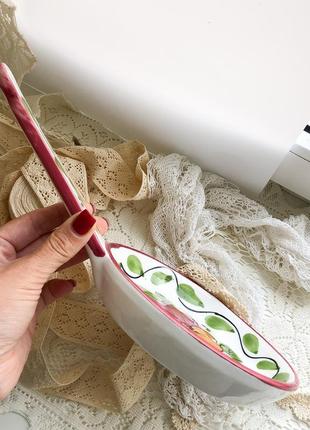 Настенный декор керамическая сковорода винтаж голландия6 фото