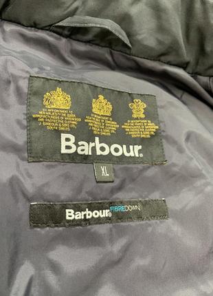 Мікропуховик куртка чоловіча преміальна barbour8 фото