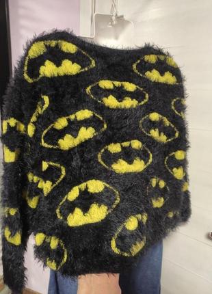 😎крутой пушистый свитер травка rrimark batman3 фото
