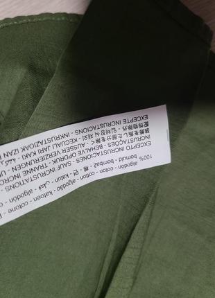 Платье сарафан туника вышиванка вышивка хаки zara xs s m
 7200/0239 фото