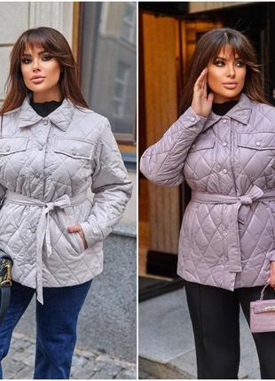 Фантастичная женская куртка наполнитель силикон 100 размеры батал
