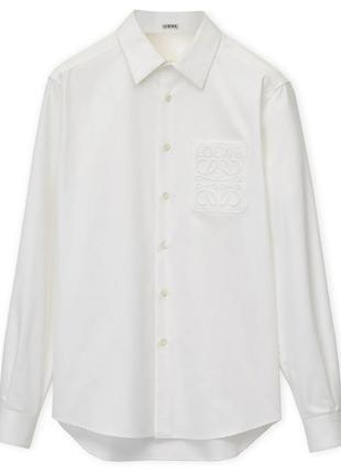 Базовая рубашка белая унисекс. размер m/l
