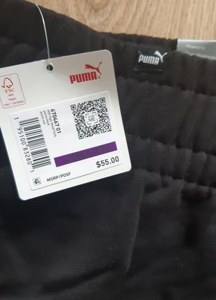 Теплые спортивные штаны с высокой посадкой рuma