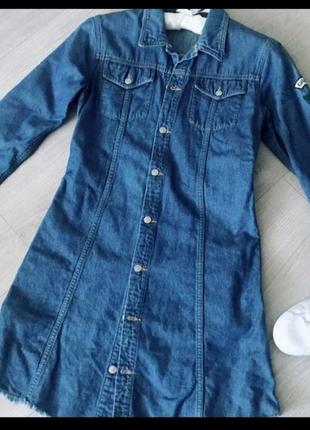 Джинсовое платье