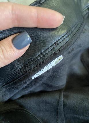 Широкие брюки из эко кожи promod ppp m3 фото