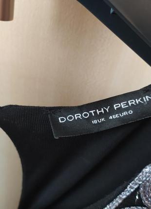 Платье трикотажное dorothy perkins 18 uk(46) на подкладке4 фото