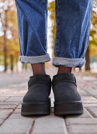 Женские угги Ботинки мужские ugg black9 фото