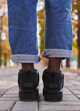 Женские угги Ботинки мужские ugg black6 фото