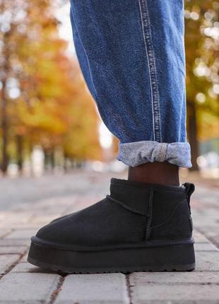 Женские угги Ботинки мужские ugg black7 фото