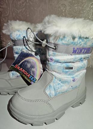 Зимові чобітки для дівчинки бренду   skandia