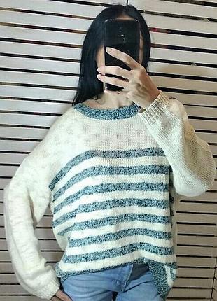 Cветр oversize гарненький, тепленький, м'який, затишний і зручний "zizzi"