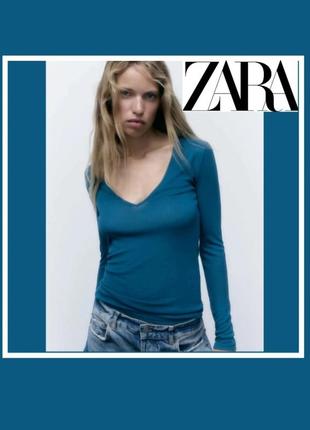 Джемпер zara xs-s блуза кофта кофточка женская пуловер реглан свитер лонгслив женский1 фото