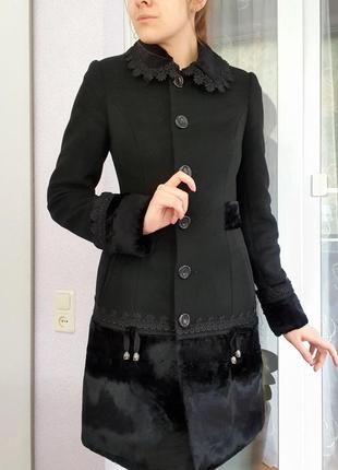 Пальто жіноче чорне розпродаж7 фото