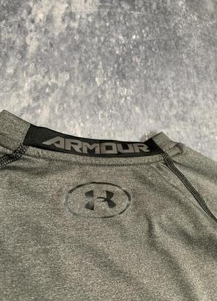 Компрессионный спортивный лонгслив мужской under armour6 фото