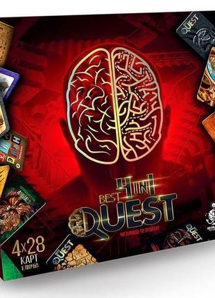 Карткова квест-гра "best quest 4in1" укр (10), шт