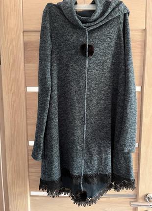Платье теплое размер с-м