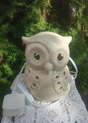 Продам настольную лампу сова