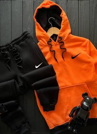 Чоловічий зимовий спортивний костюм nike1 фото