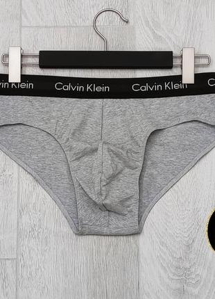 Набір чоловічих трусів 3-5 шт. сліпів (плавок) calvin klein в подарунковій коробці. повномірна моде5 фото