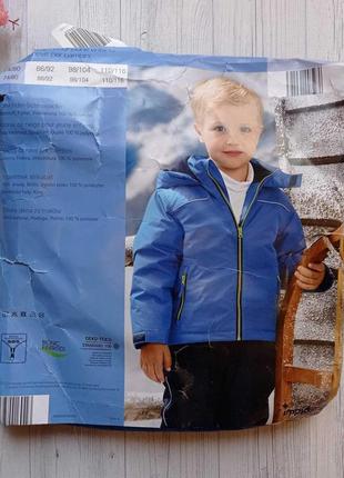 Термо комплект: комбінезон і куртка impidimpi на хлопчика (74-80)3 фото