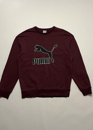 Світшот puma teddy logo relaxed fit sweatshirt