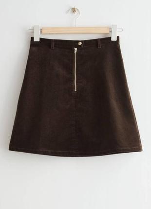 Спідниця corduroy mini skirt / 38