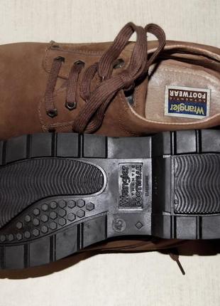 Wrangler – шикарные кожаные утепленные туфли р. 45 (стелька 28,5 см)3 фото