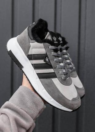 Мужские зимние кроссовки adidas1 фото