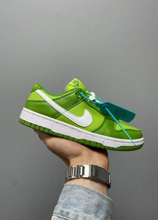 Кроссовки nike sb dunk low chrolophyll green2 фото