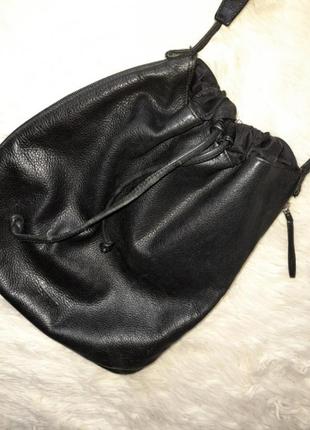 Кожаная торбочкa  esprit 3