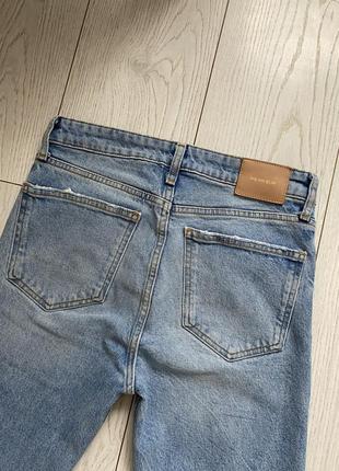 Женские джинсы zara the high waist slim (zara premium collection denim) size eur 36usa 4 mex 267 фото