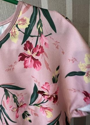 Блуза в цветочный принт5 фото