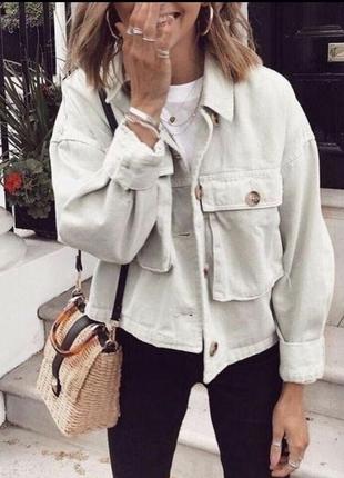 Джинсова курточка zara