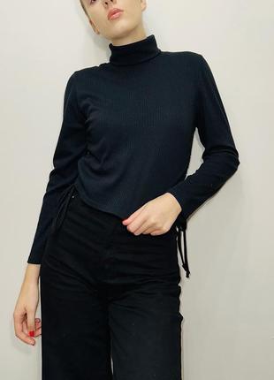 Водолазка  гольф кофта укорочена