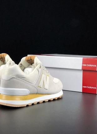 Р.38 кроссовки new balance 530 бежево/желтые5 фото