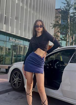 Топ с длинными рукавами