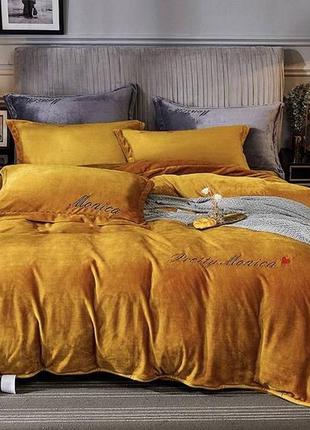Роскошное велюровое постельное белье, рай4 фото