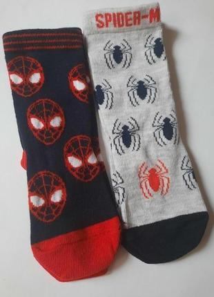 Носки носки marvel spiderman набор 2 пары 1-2 года eur 19-221 фото