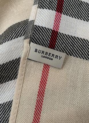 Кашеміровий шарф палантин burberry5 фото
