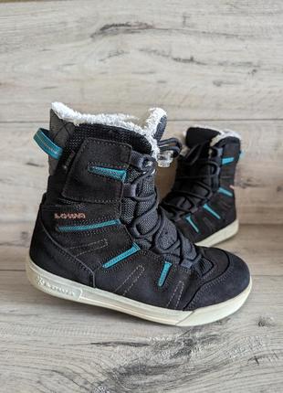 Детские зимние ботинки lowa lucy gtx gore-tex 33 р 21 см4 фото