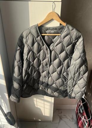 Пуховая легкая курточка ⁇ uniqlo