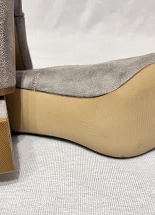 Нові ботильйони демі черевики із тканини на замочку jenny fairy, розмір 4010 фото